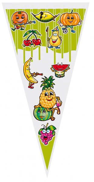 40982 Cone Bag 20X40 Fruit 100U