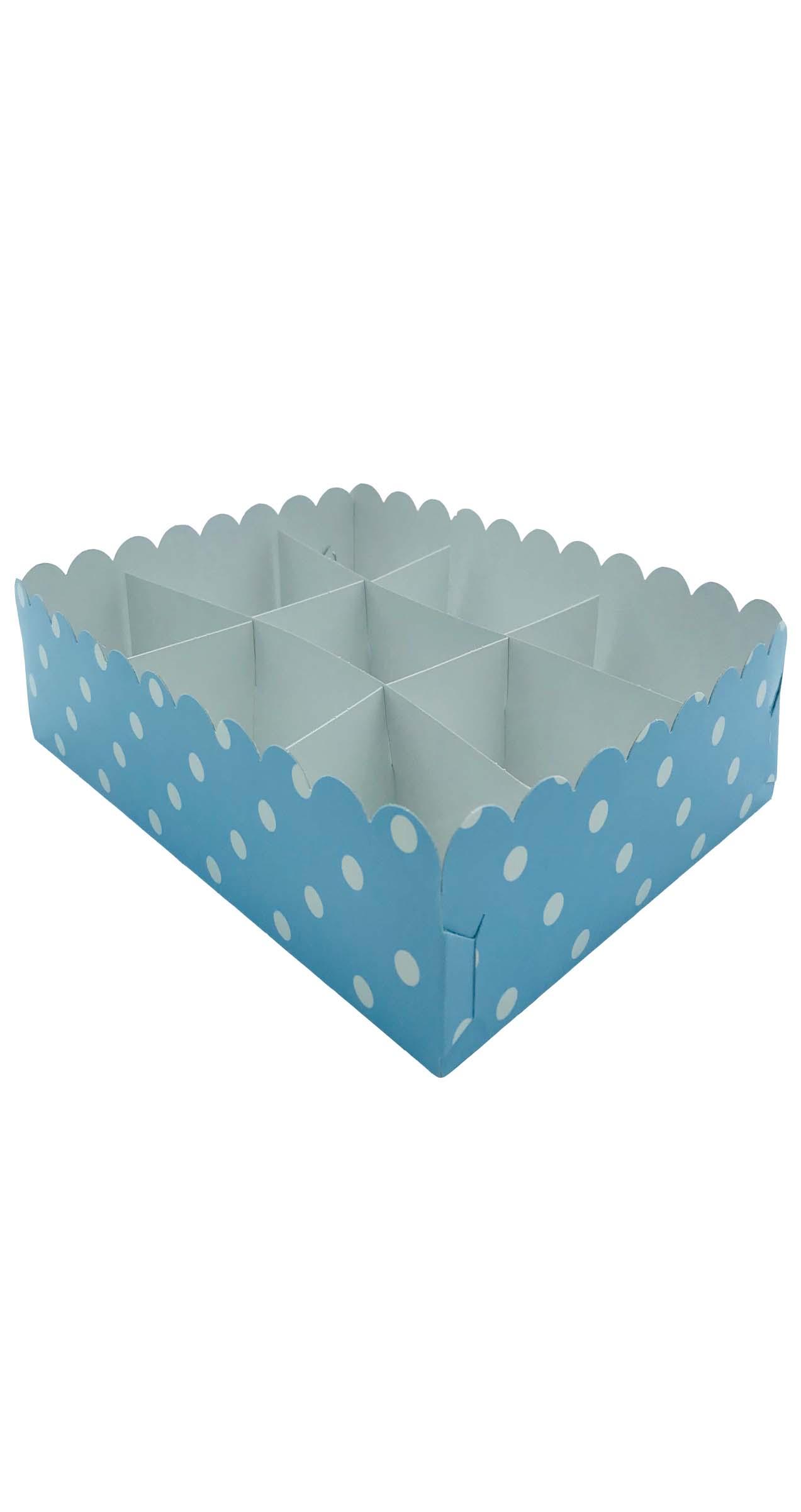 50398 Bandeja Modular 9 Compartimentos Lunares Azul Pastel 1U
